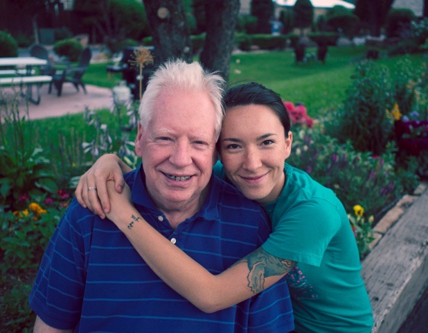 Eron with daughter Sally